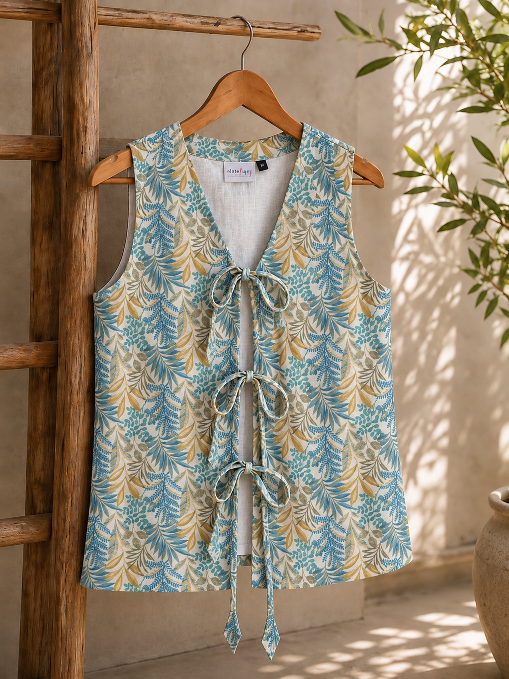Desert Weeds Women Waistcoat