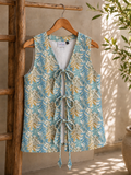 Desert Weeds Women Waistcoat