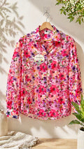Garden Reverie Women Floral Regular Fit Cotton Airjet Shirt